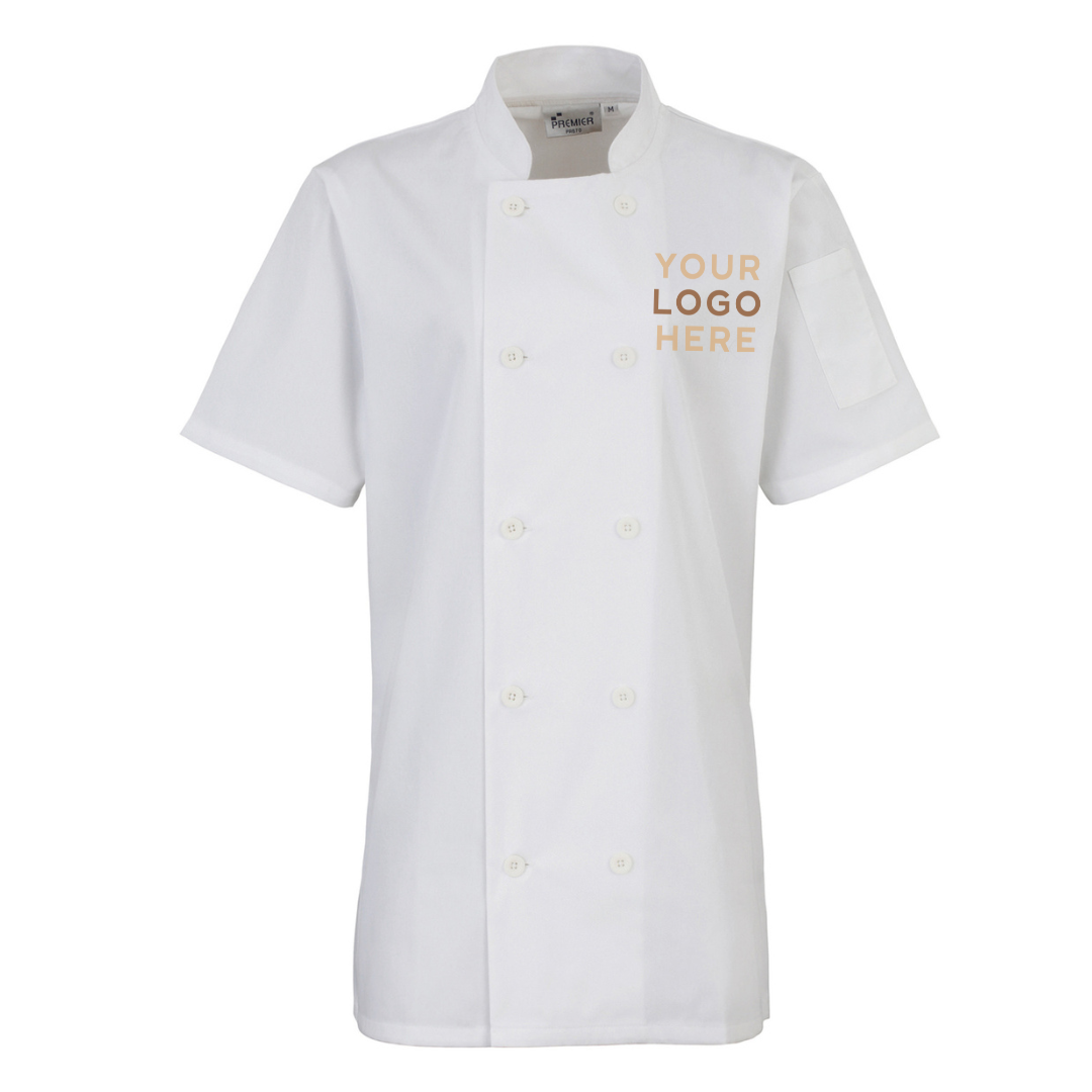 Premier Women's Chefs Short Sleeve Jacket