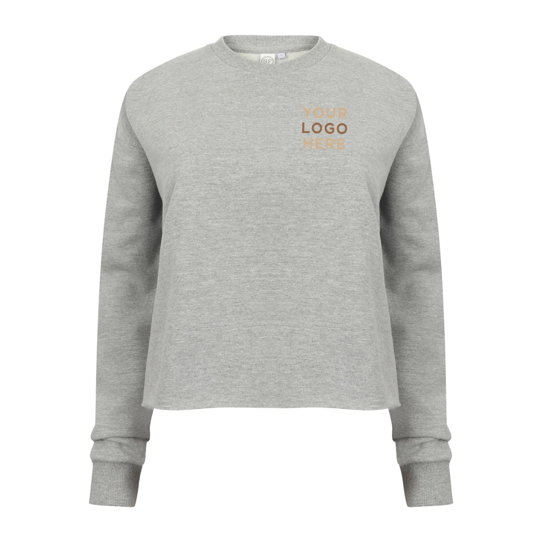 Women's cropped lounge sweat