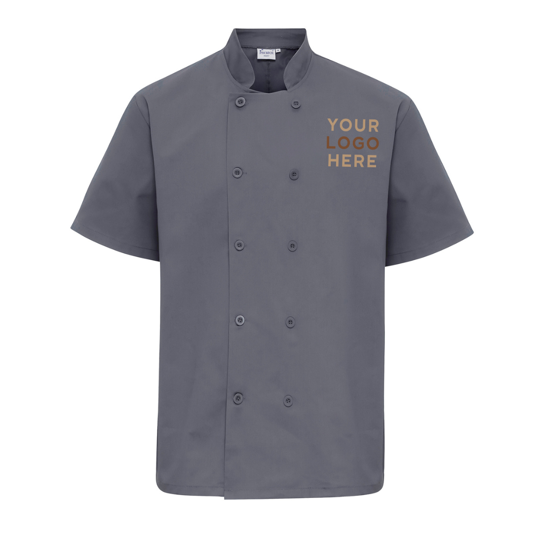 Premier Short Sleeve Chefs Jacket