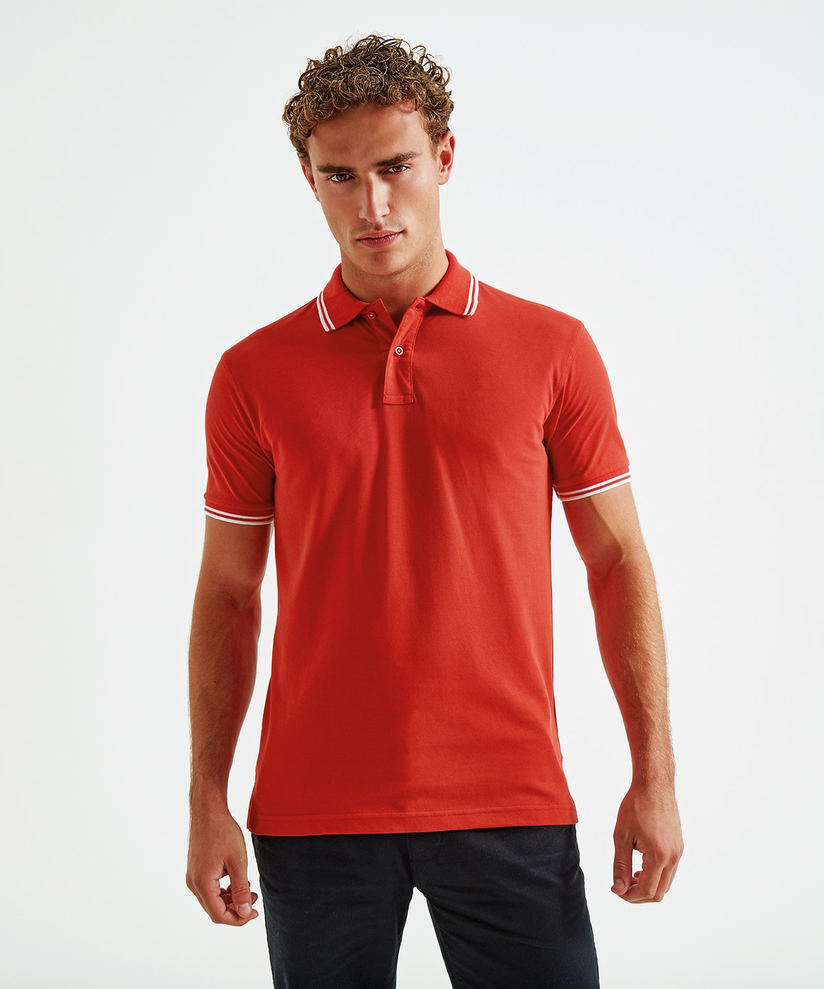 Men's Classic Fit Tipped Polo