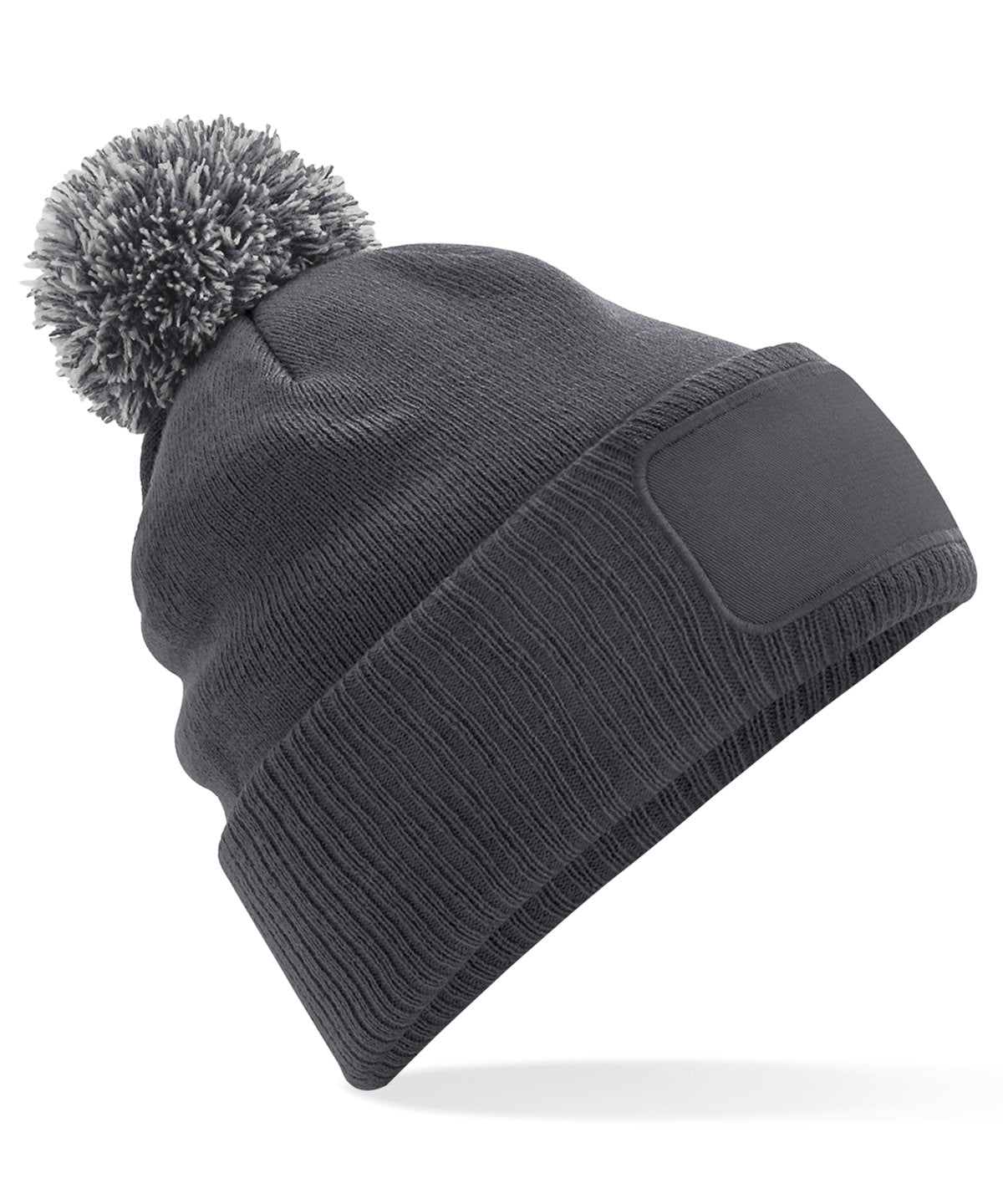 Beechfield Snowstar® Patch Beanie | Ashbe