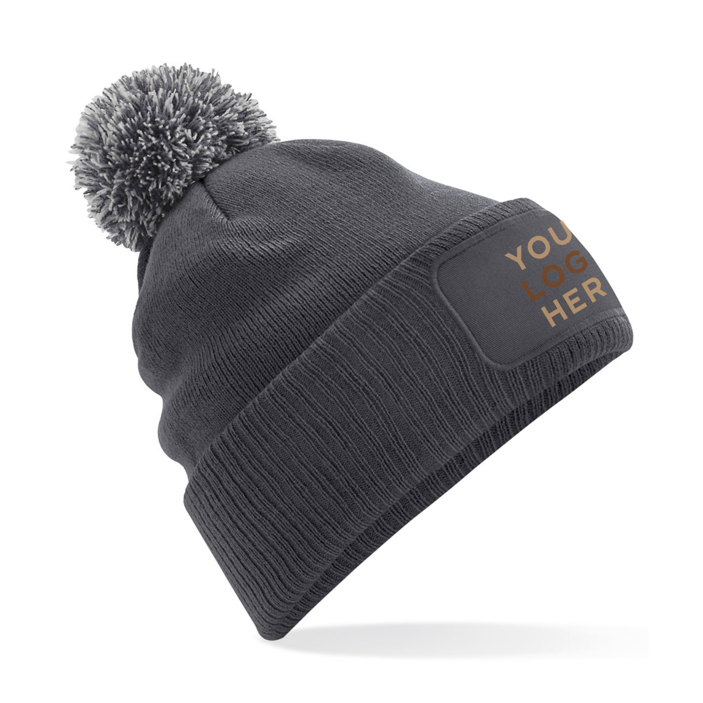 Beechfield Snowstar® Patch Beanie | Ashbe