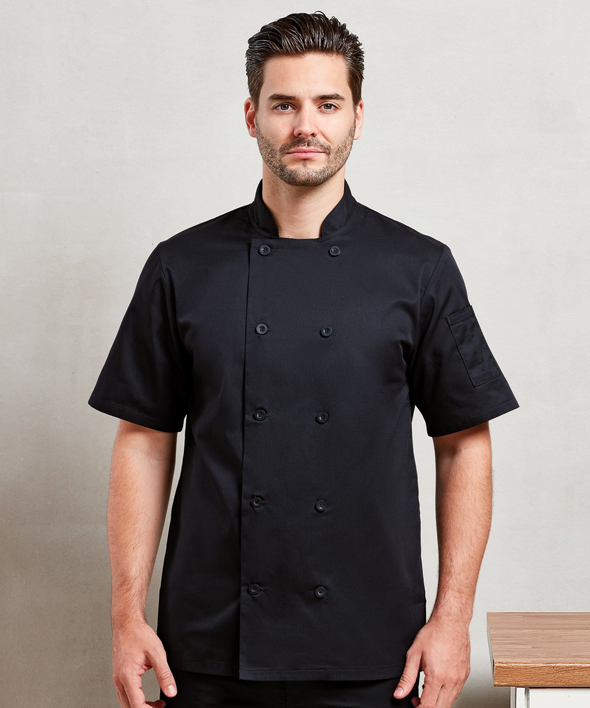 Premier Short Sleeve Chefs Jacket