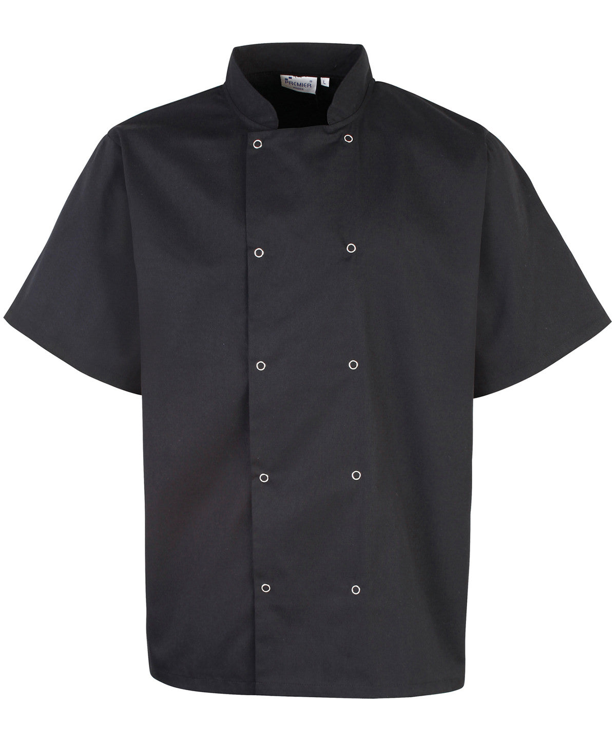 Premier Studded Short Sleeve Chefs Jacket