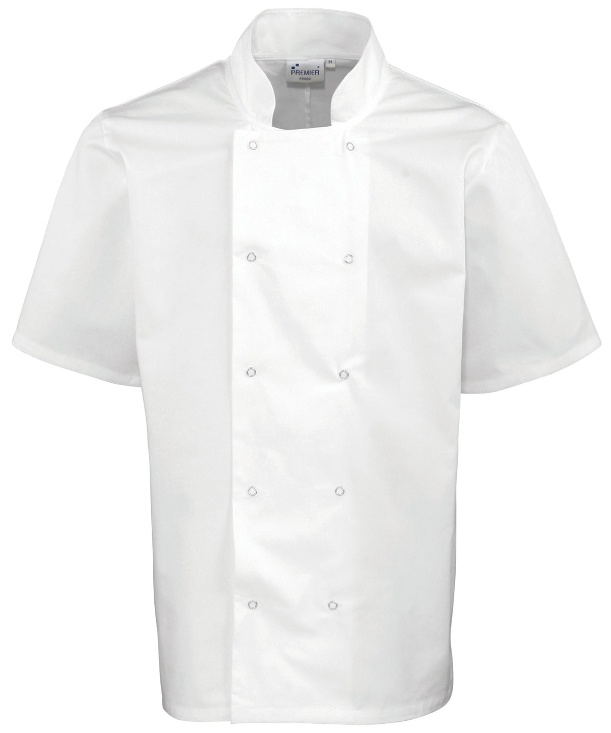 Premier Studded Short Sleeve Chefs Jacket