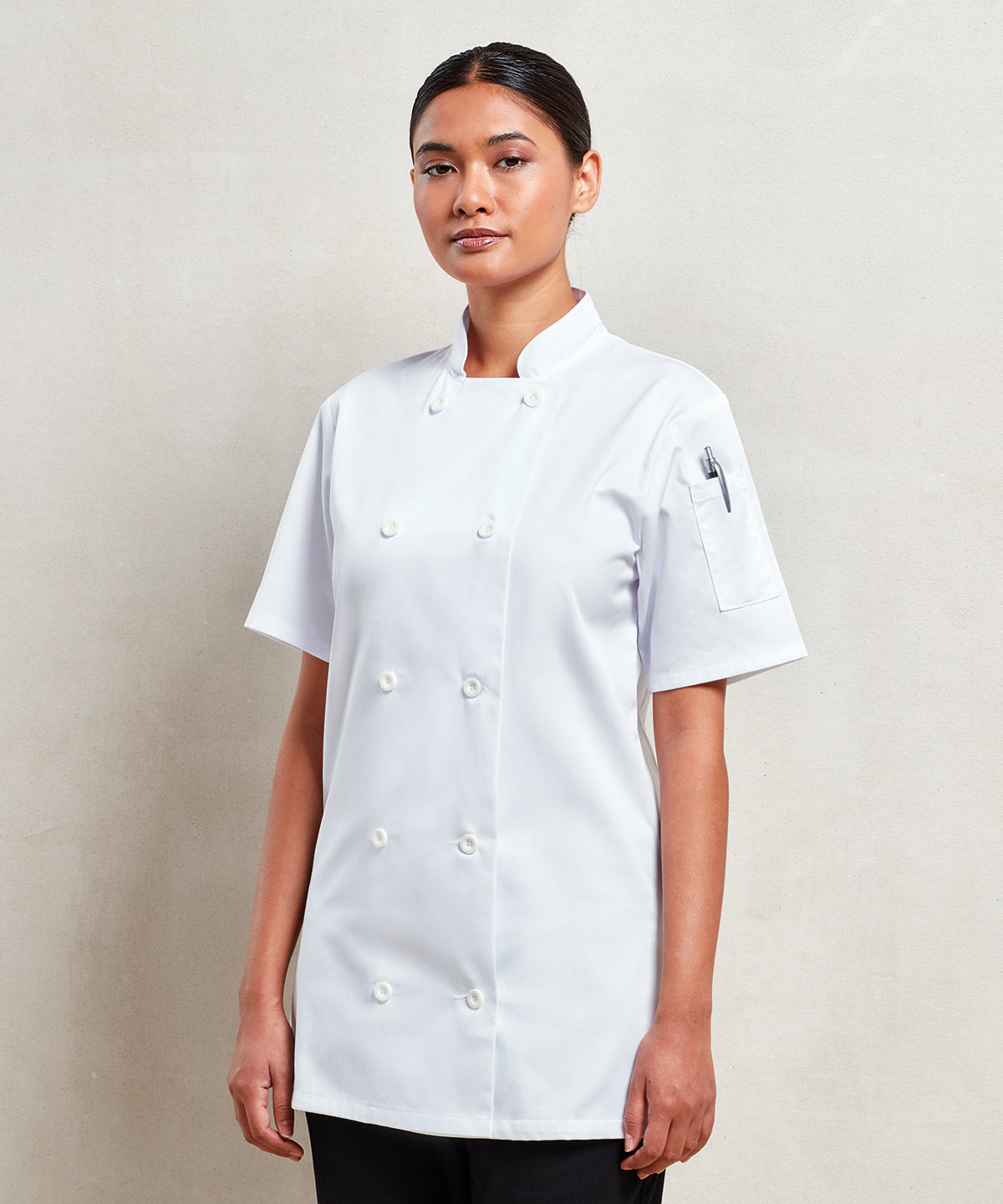 Premier Women's Chefs Short Sleeve Jacket