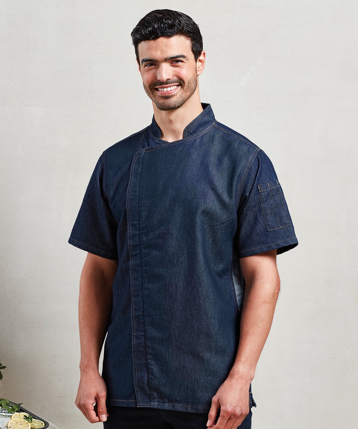 Premier Chefs Zip-Close Short Sleeve Jacket