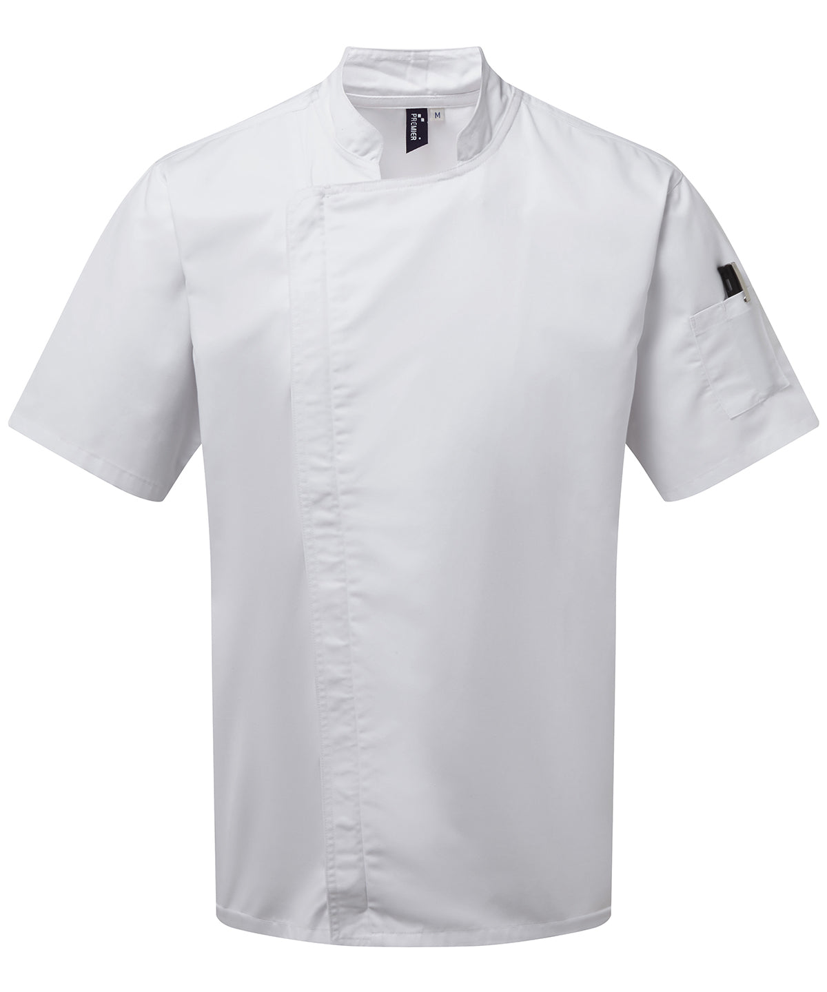 Premier Chefs Zip-Close Short Sleeve Jacket