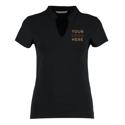 Mandarin Collar Polo Top