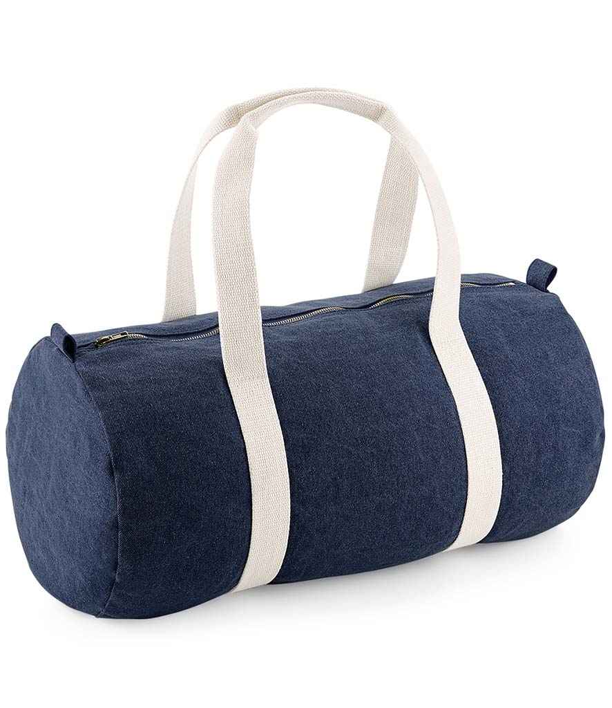 Bagbase Denim Barrel Bag
