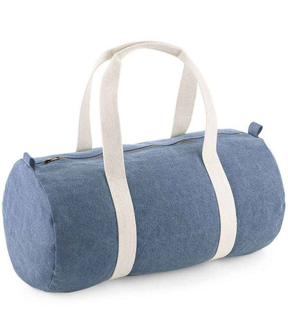 Bagbase Denim Barrel Bag