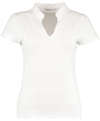 Mandarin Collar Polo Top