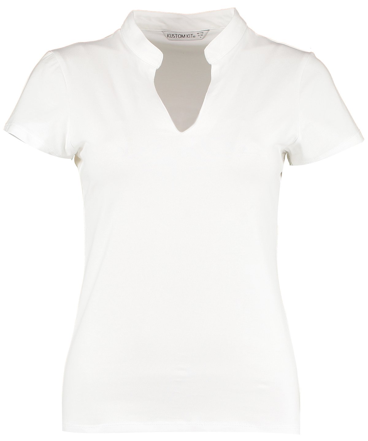 Mandarin Collar Polo Top