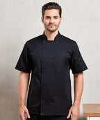 Premier Short Sleeve Chefs Jacket
