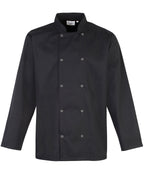 Premier Studded Long Sleeve Chefs Jacket
