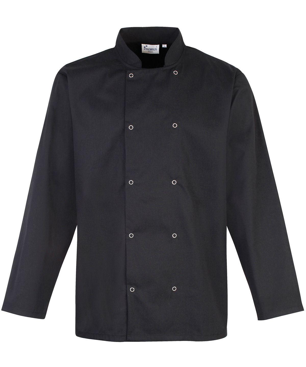 Premier Studded Long Sleeve Chefs Jacket