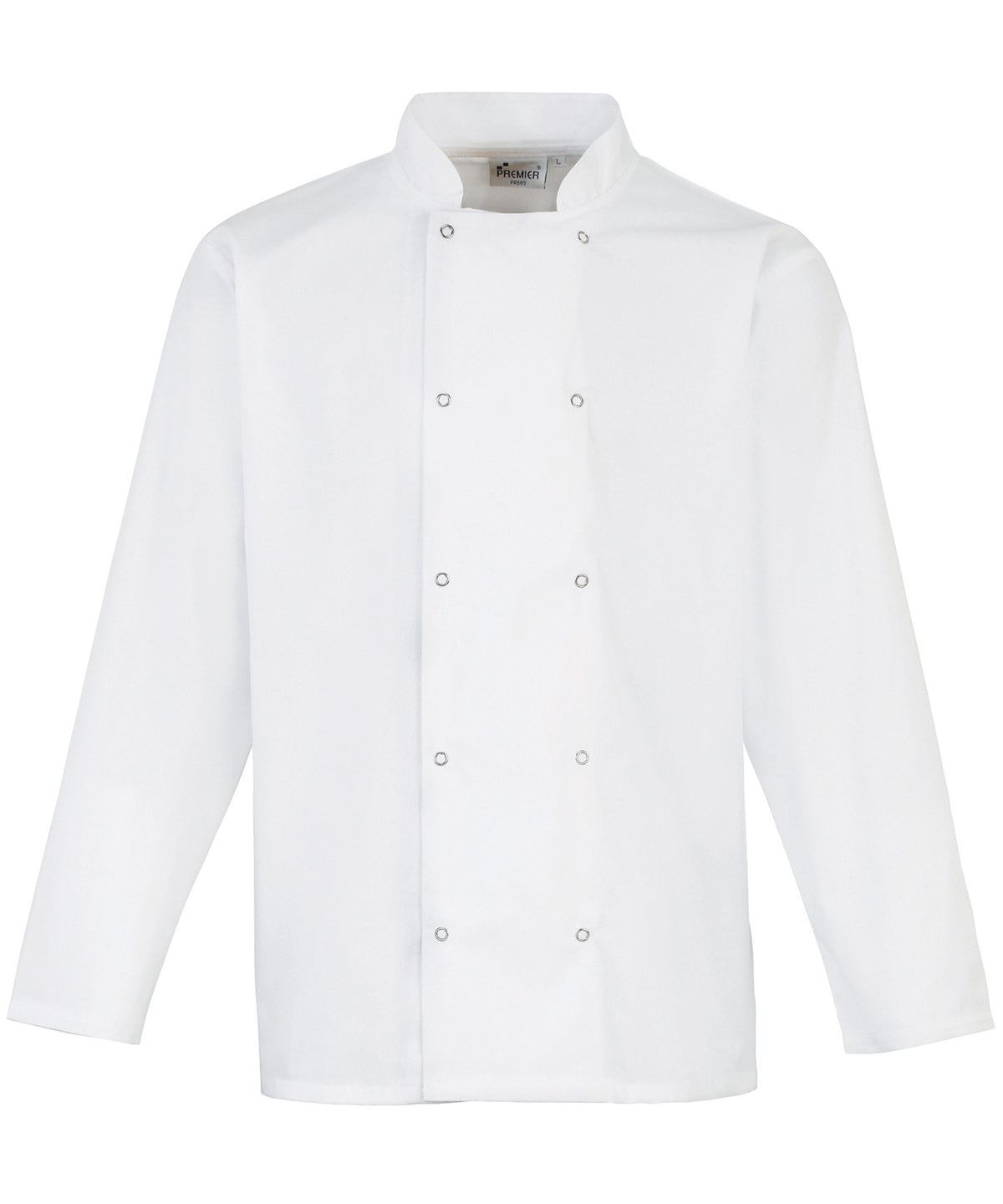 Premier Studded Long Sleeve Chefs Jacket