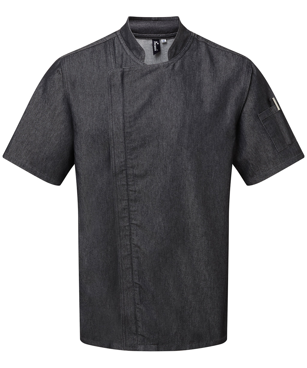 Premier Chefs Zip-Close Short Sleeve Jacket