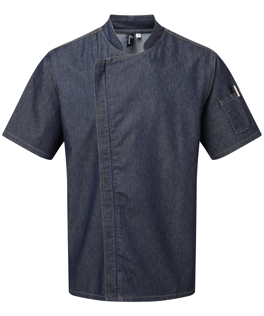 Premier Chefs Zip-Close Short Sleeve Jacket
