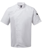 Premier Chefs Zip-Close Short Sleeve Jacket